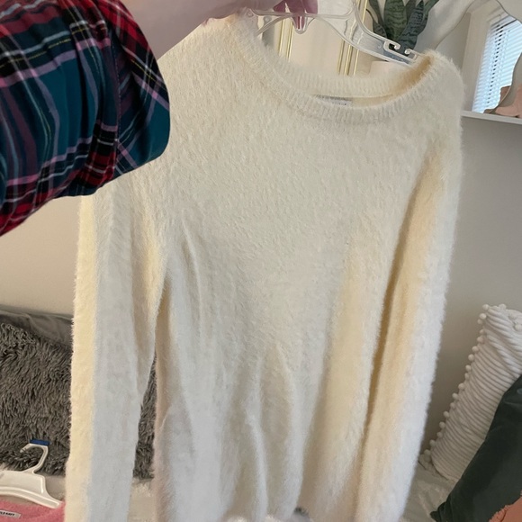 Old Navy fuzzy sweaters. Pink and/or white. $12 each. - Picture 3 of 3